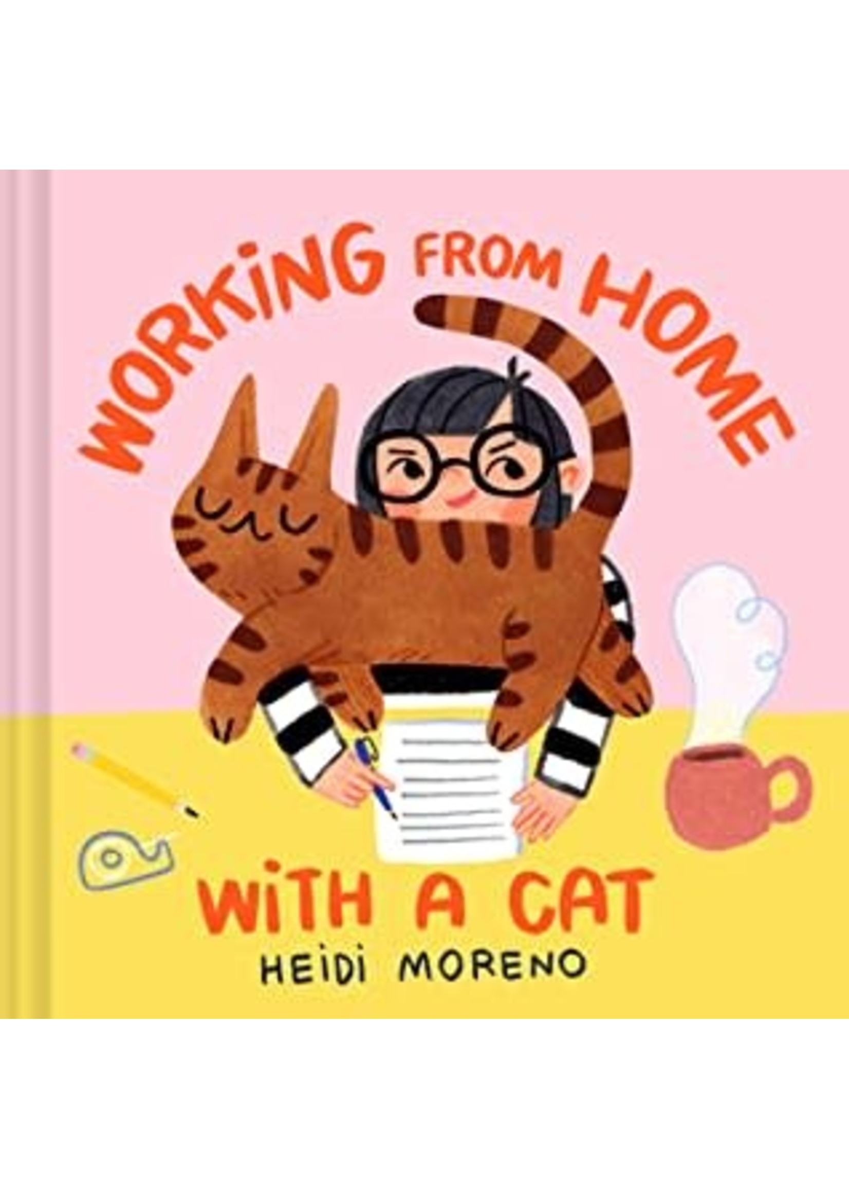 Working from Home with a Cat by Heidi Moreno