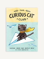 The Curious Cat Club Playing Cards and Oracle Deck by Stasia Burrington