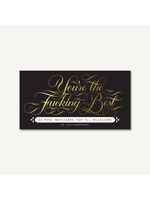 You're the Fucking Best Mini Notecards: 24 Mini Notecards for all Occasions by Calligraphuck