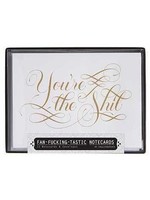 Fan-fucking-tastic Notecards 12 Notecards & Envelopes by Calligraphuck