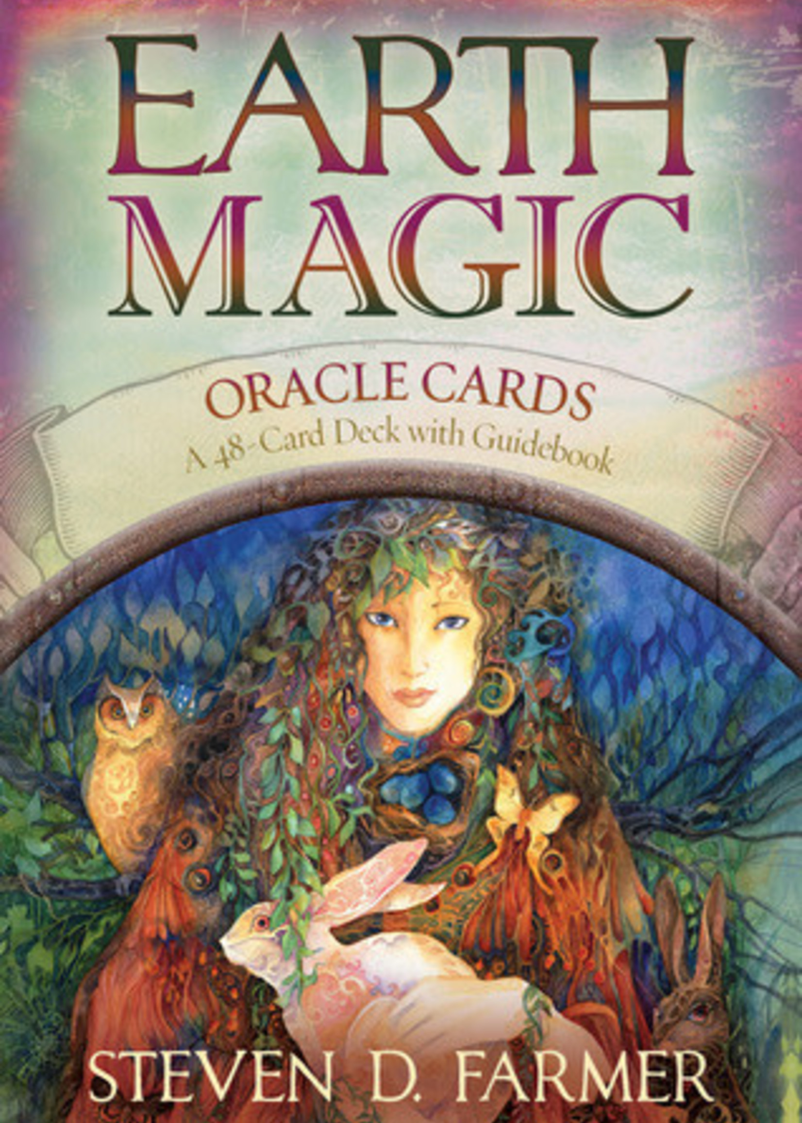 Earth Magic Oracle Cards: A 48-Card Deck and Guidebook by Steven D. Farmer