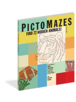 PictoMazes: Find 72 Hidden Animals! by Nikoli Publishing, Kazuyuki Yuzawa