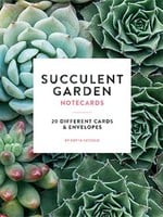 Succulent Garden Notecards: 20 Different Cards & Envelopes by Edyta Szyszlo