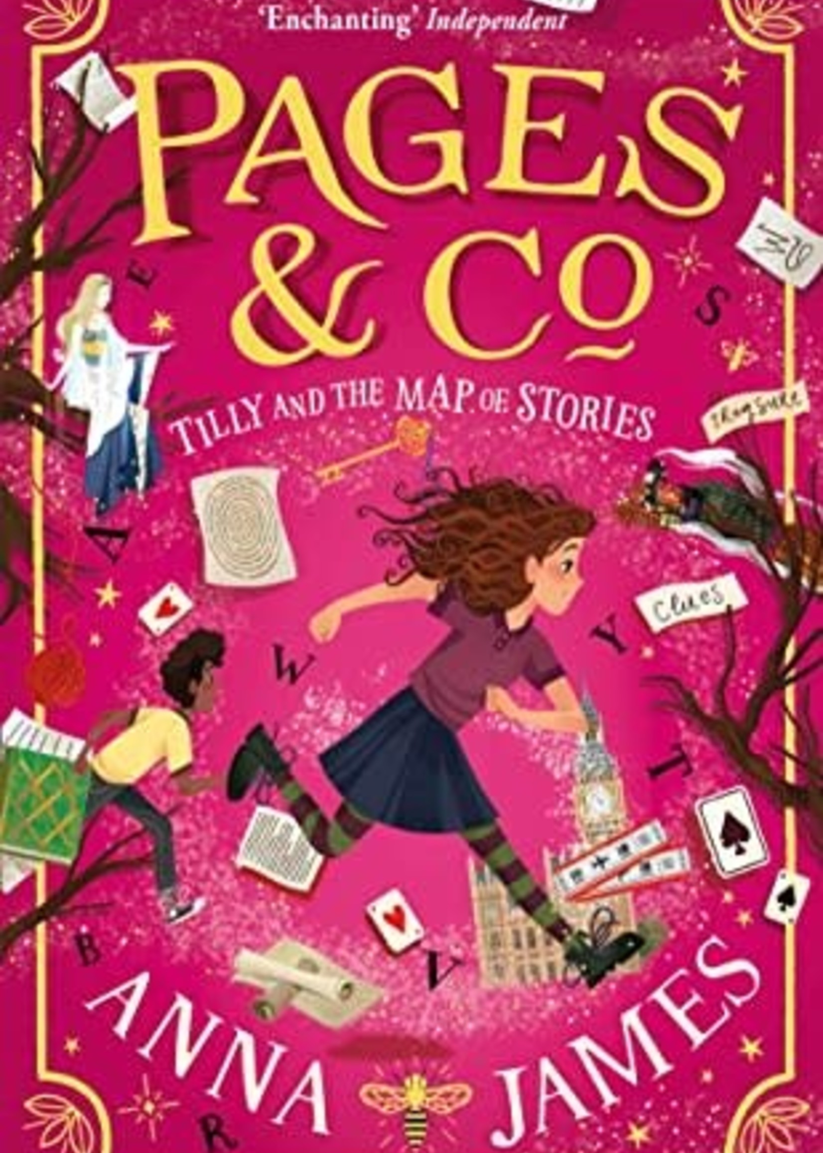 Tilly and the Map of Stories (Pages & Co. #3) by Anna James