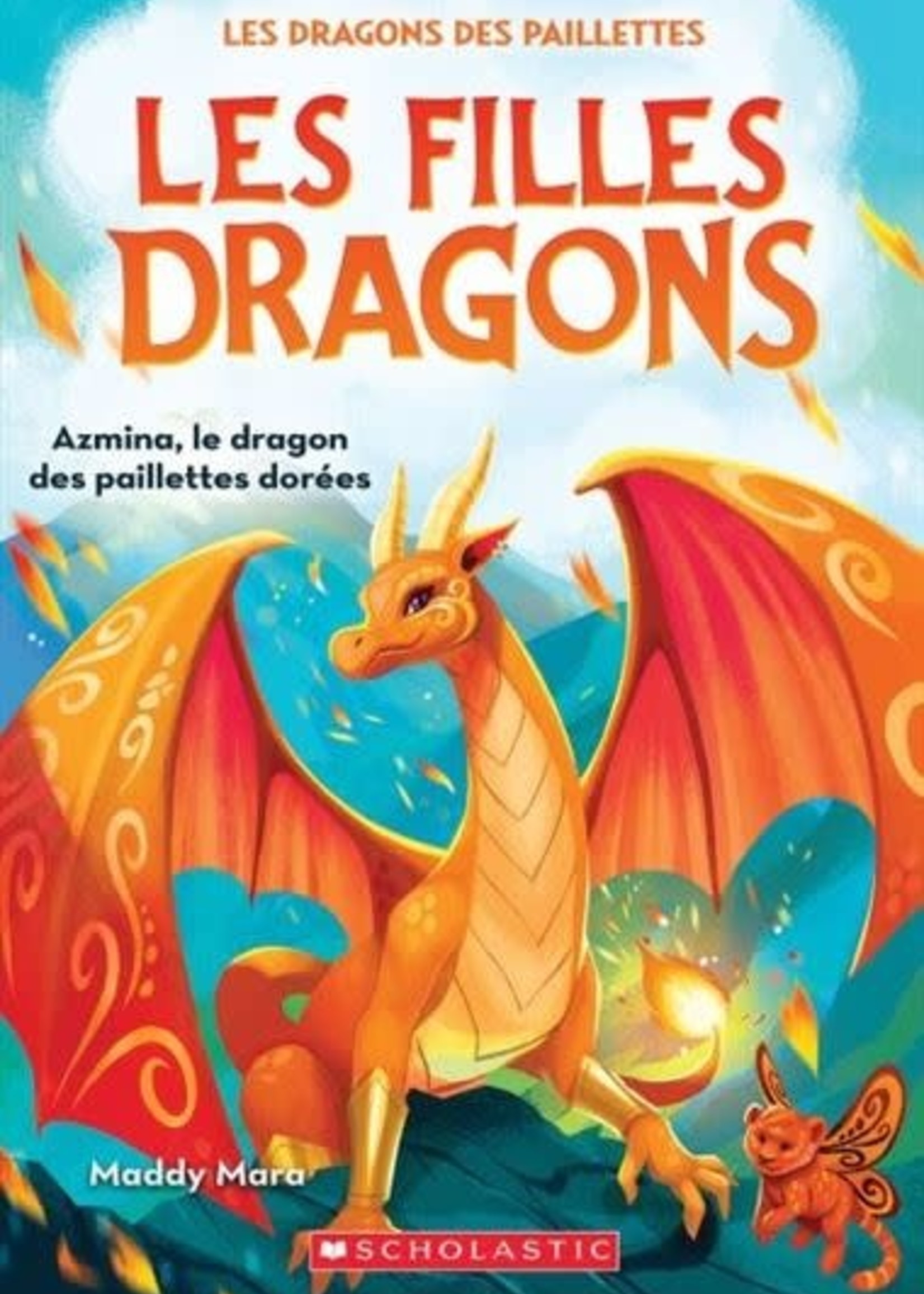 Azmina, le dragon des paillettes dorées (Les Filles Dragons #01) De Maddy Mara