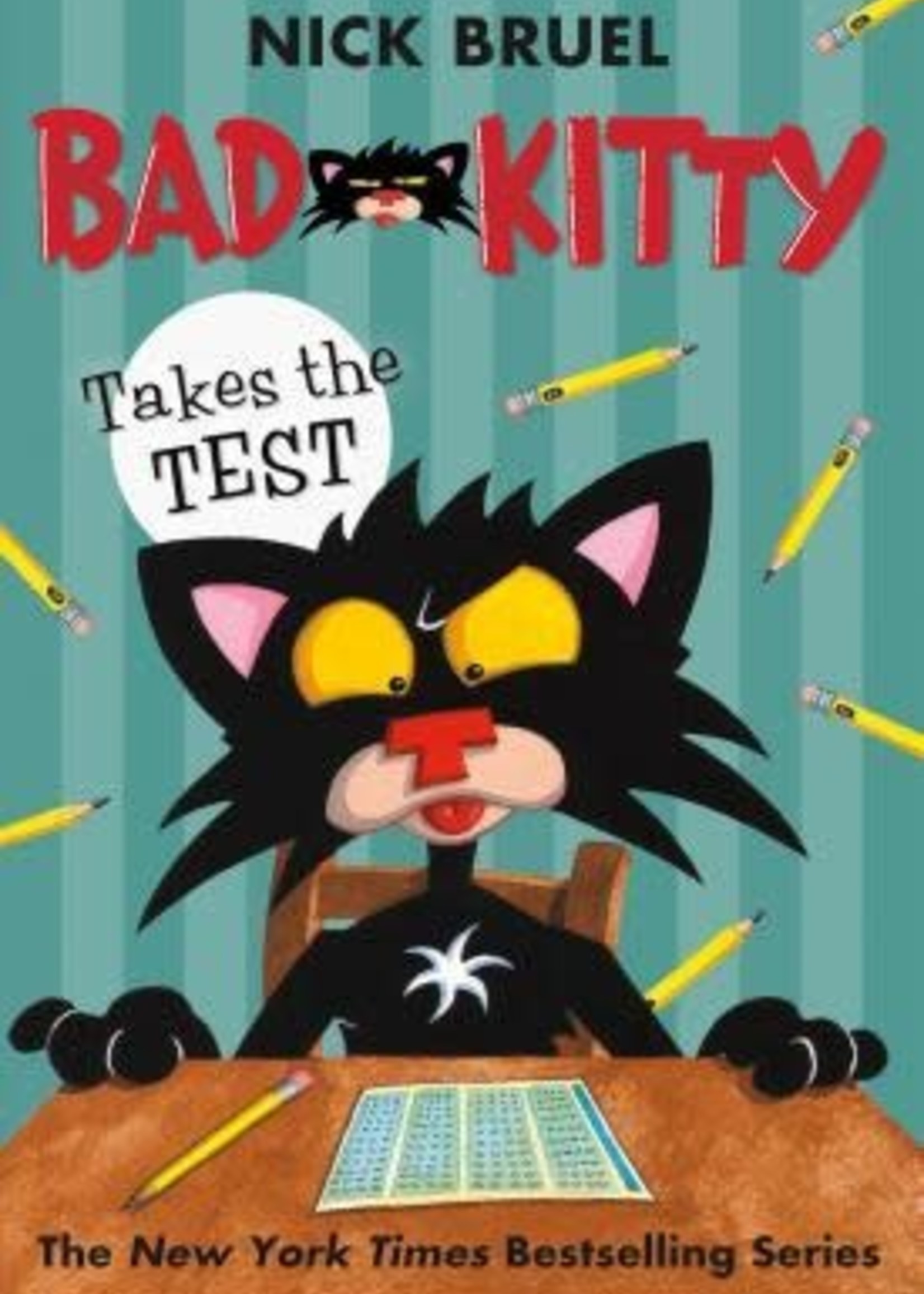 Méchant Minou se creuse la tete (Bad Kitty Chapter Book #10) by Nick Bruel