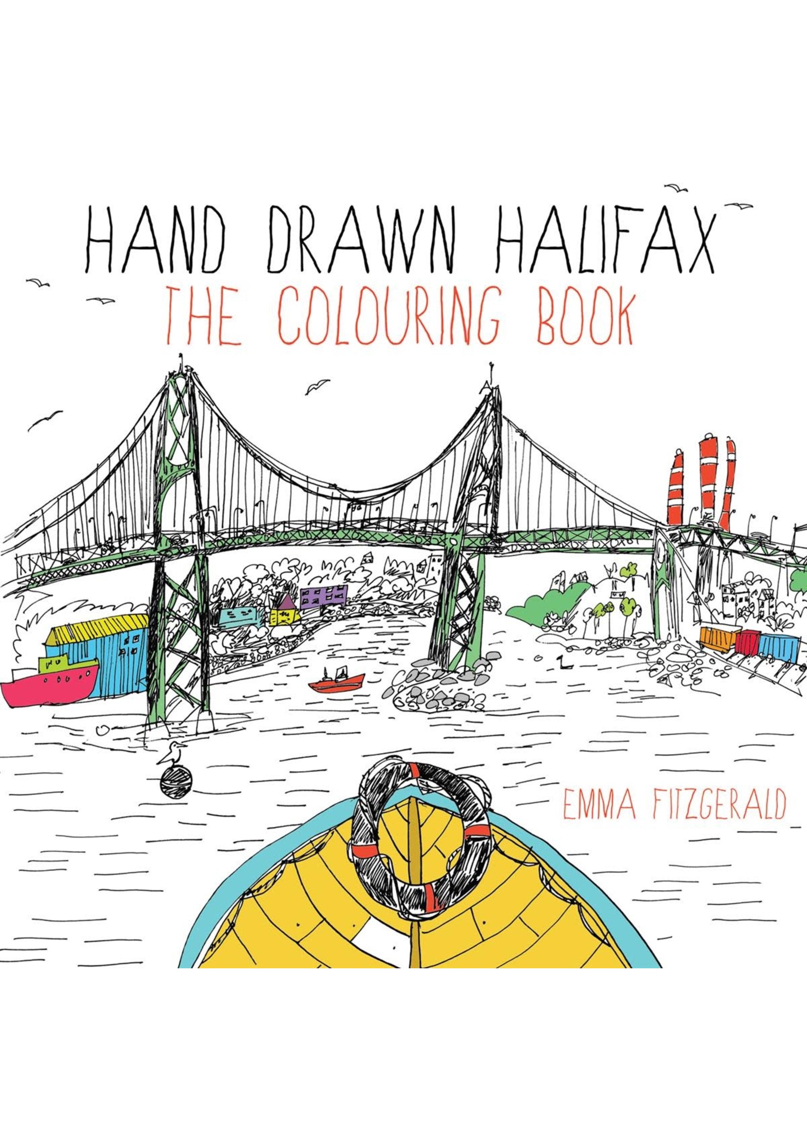 Hand Drawn Halifax: The Colouring Book by Emma FitzGerald