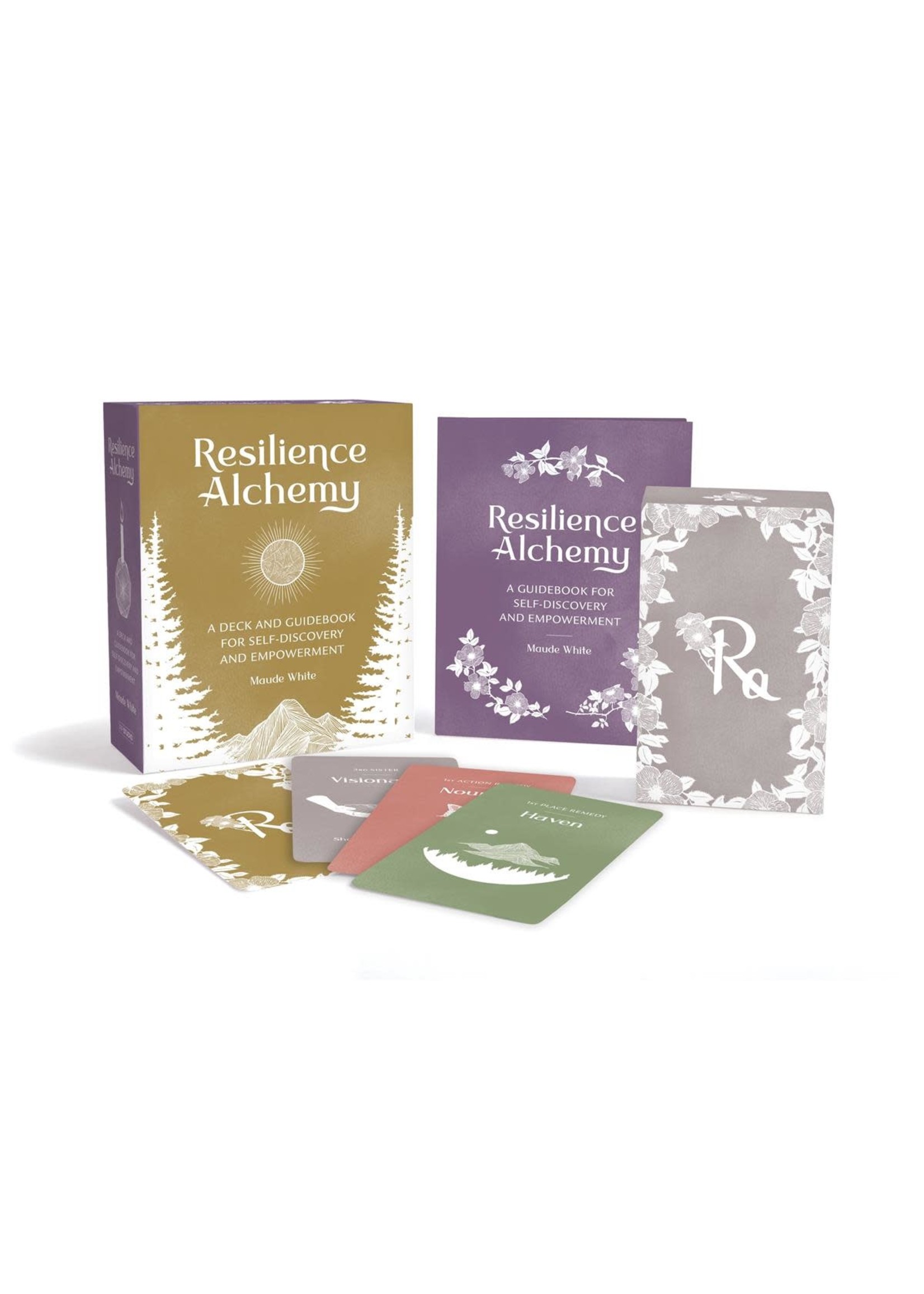 Resilience Alchemy: A Deck and Guidebook for Self-Discovery and Empowerment by Maude White