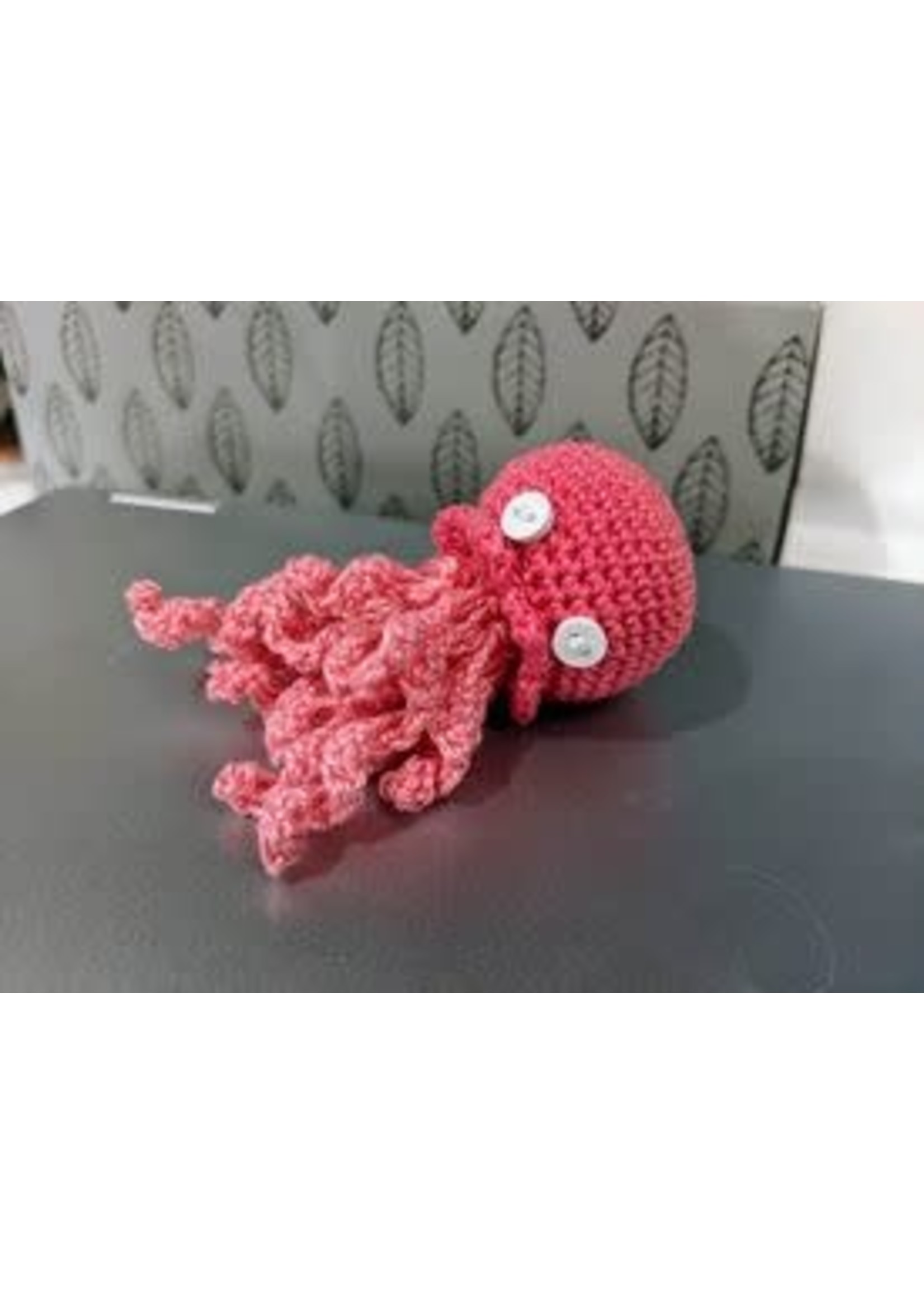 The Curious Cat Tea & Books Custom Jellyfish Crochet