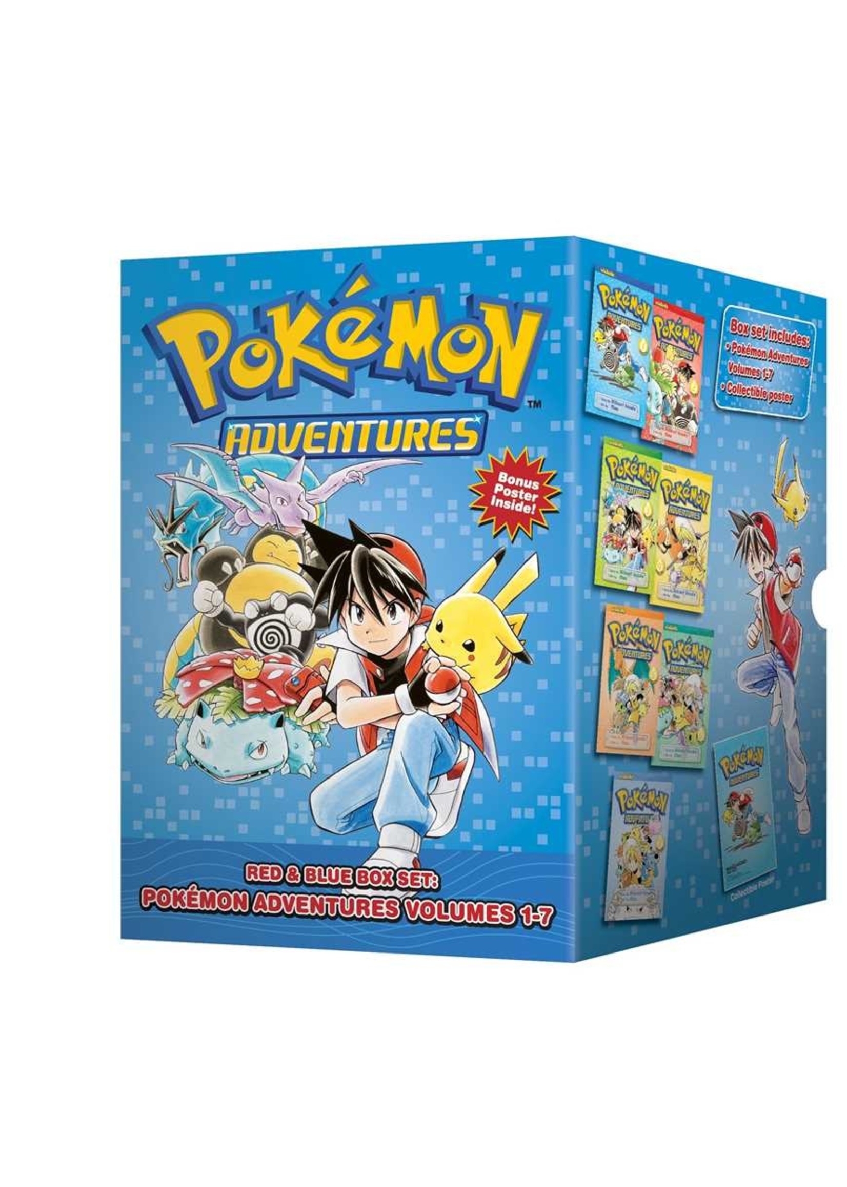 Pokémon Adventures Red & Blue Box Set (Set Includes Vols. 1-7)by  Hidenori Kusaka, Mato