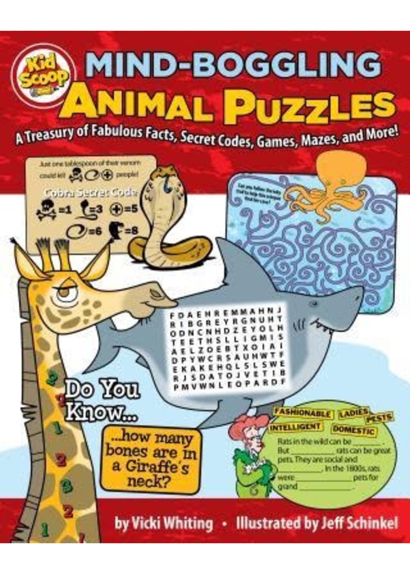Mind-Boggling Animal Puzzles by Vicki Whiting, Jeff Schinkel