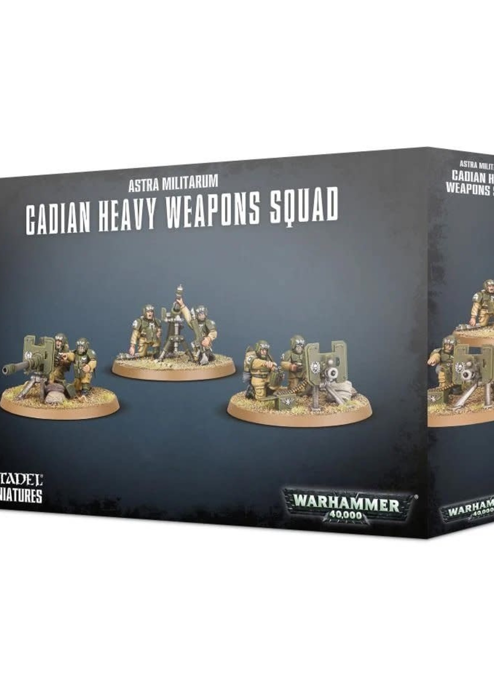 Warhammer ASTRA MILITARUM CADIAN HEAVY WEAPON SQUAD
