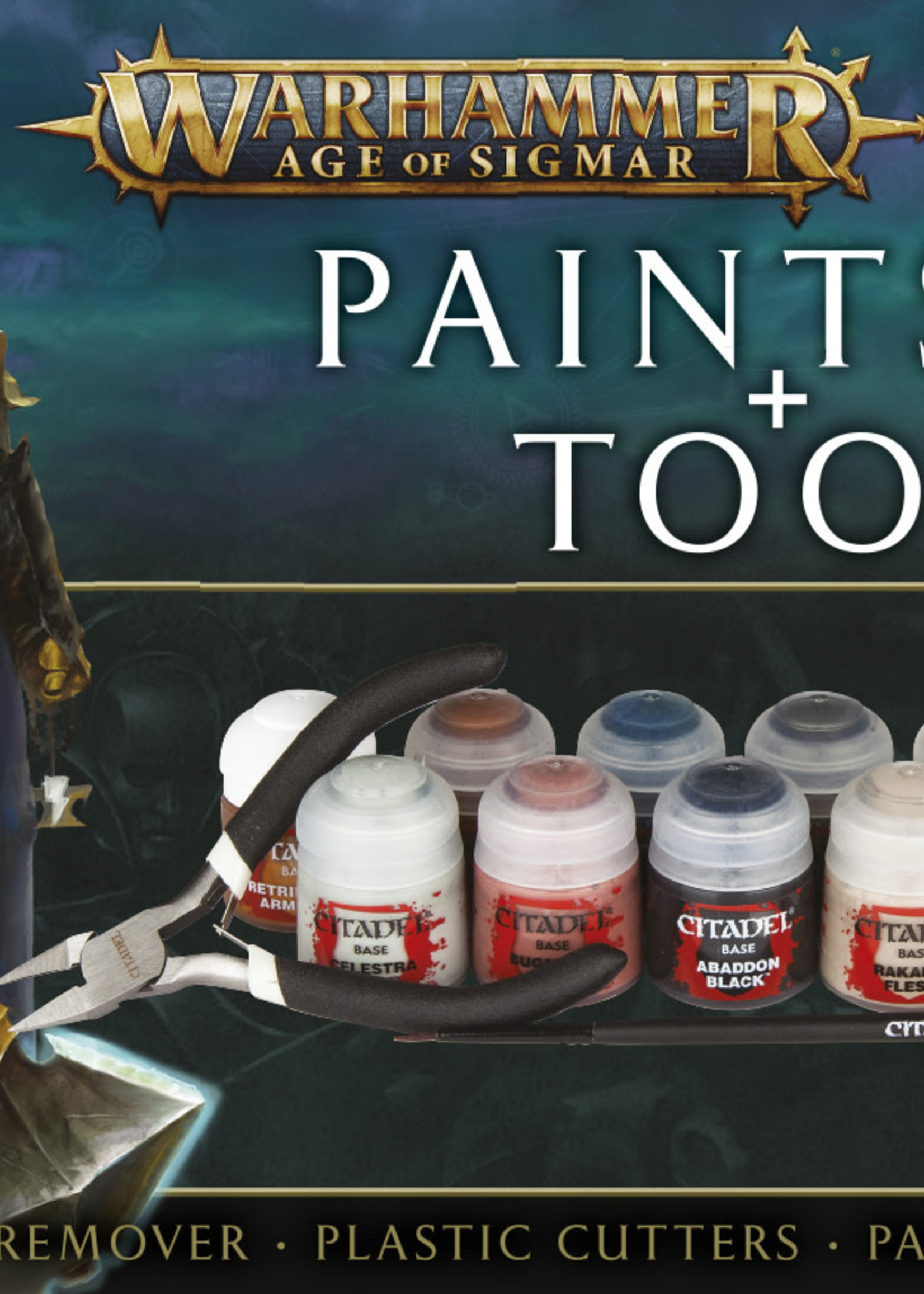 Age of Sigmar Warhammer Age of Sigmar Paints & Tools Set