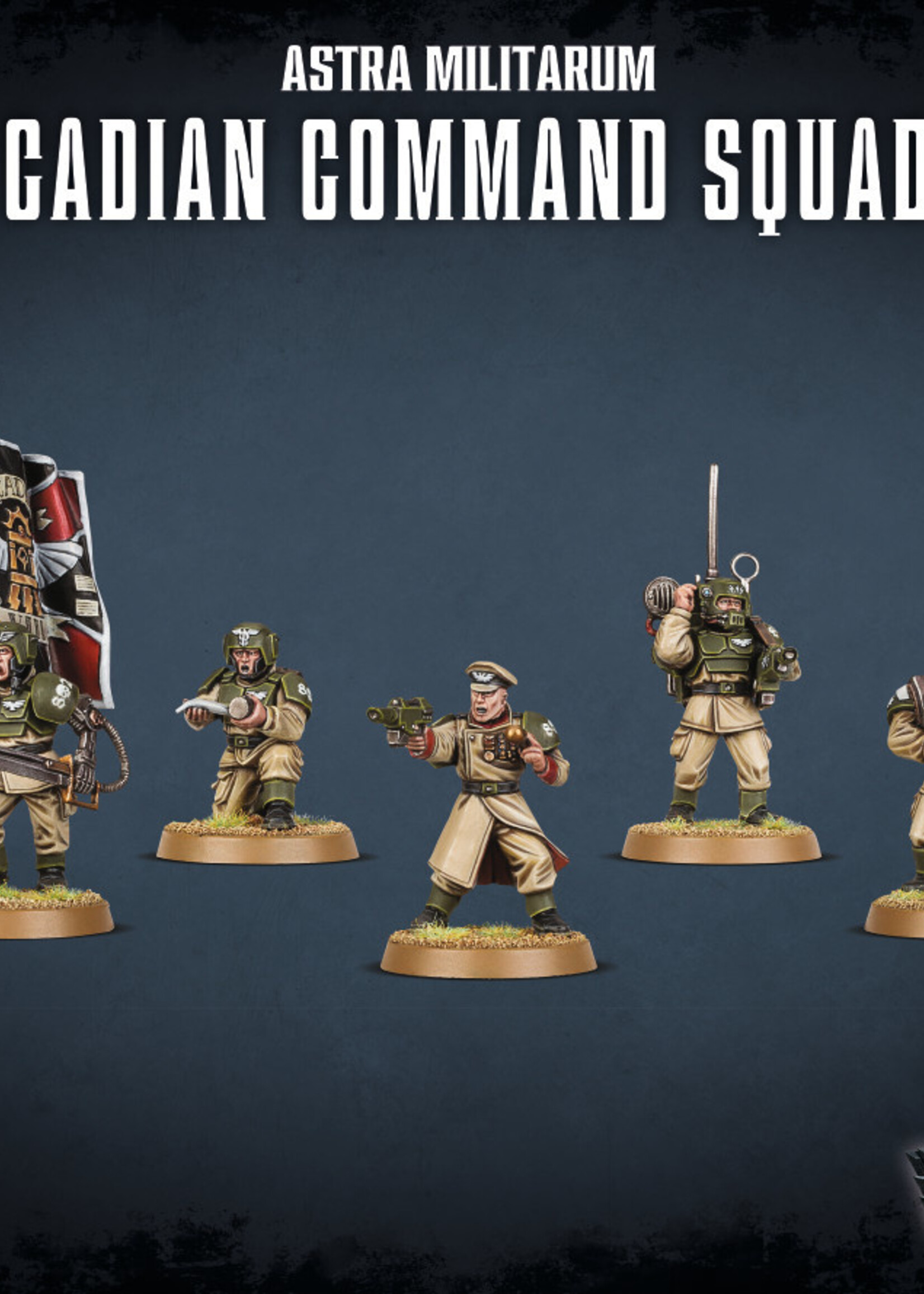 Warhammer ASTRA MILITARUM CADIAN COMMAND SQUAD