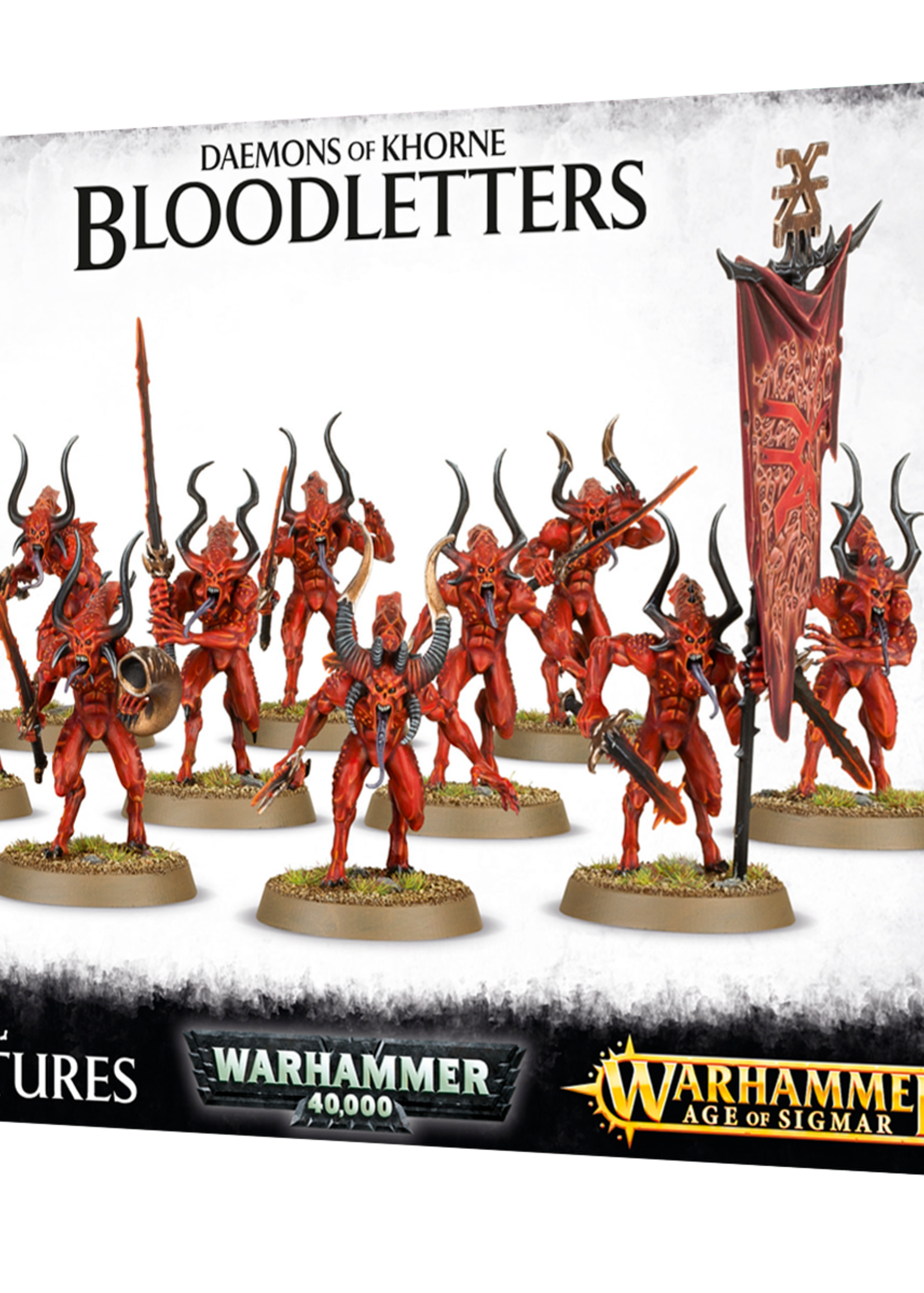 Age of Sigmar DAEMONS OF KHORNE BLOODLETTERS