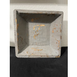 Square Wooden Bowl - Grey