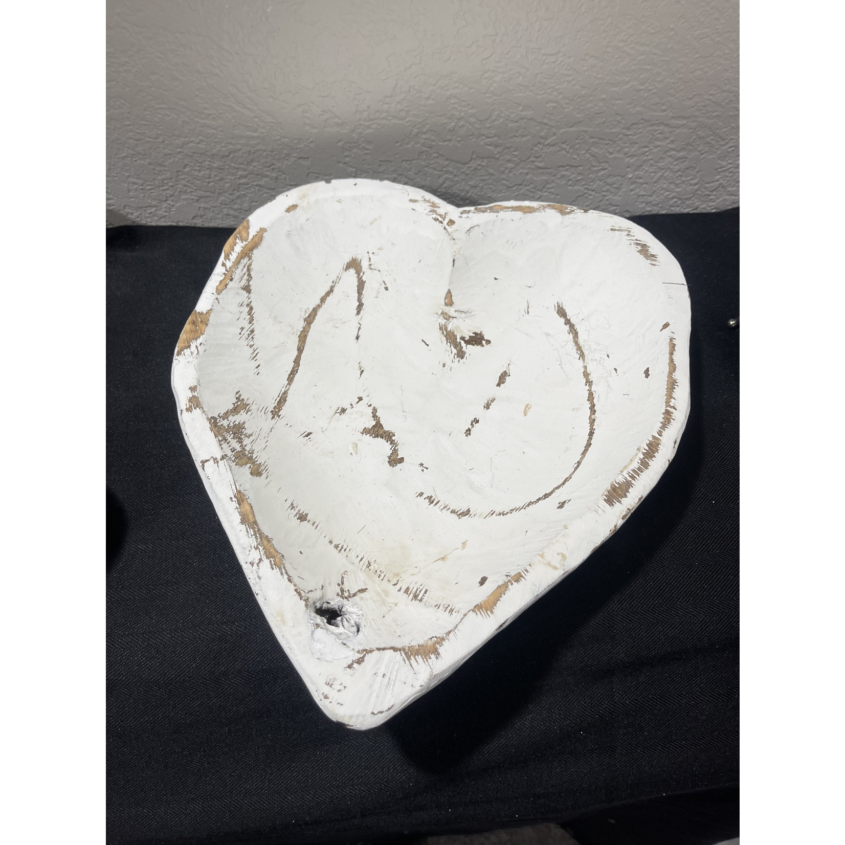 Heart Dough Bowl -White
