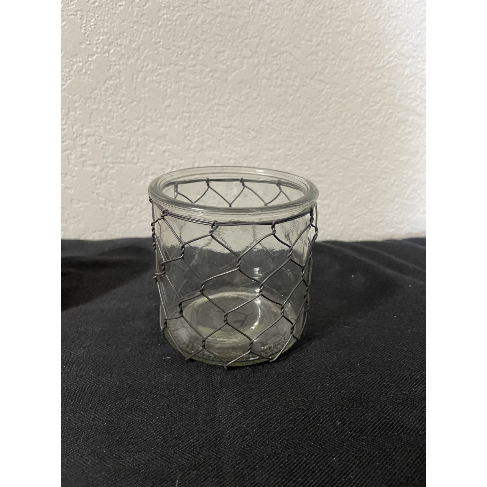 Candle Holder w/ Poultry Wire