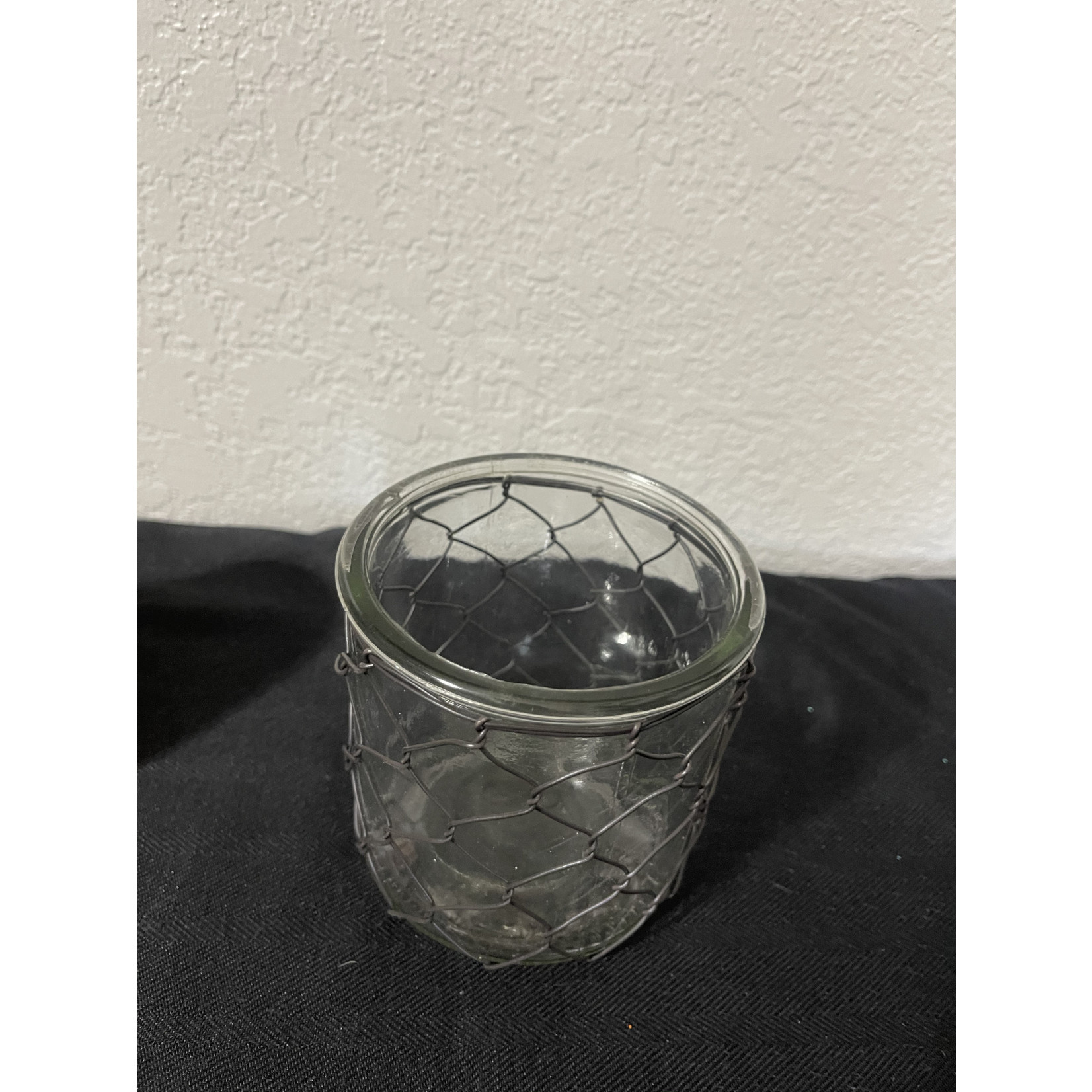 Candle Holder w/ Poultry Wire