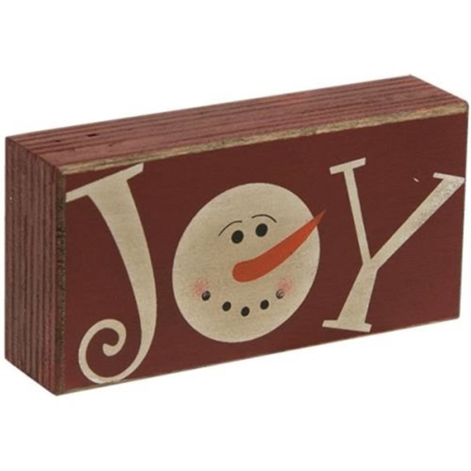 Joy Snowman Block