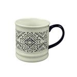 4.9''x3.9'' Mug Aztec Print on Cream by Place & Time