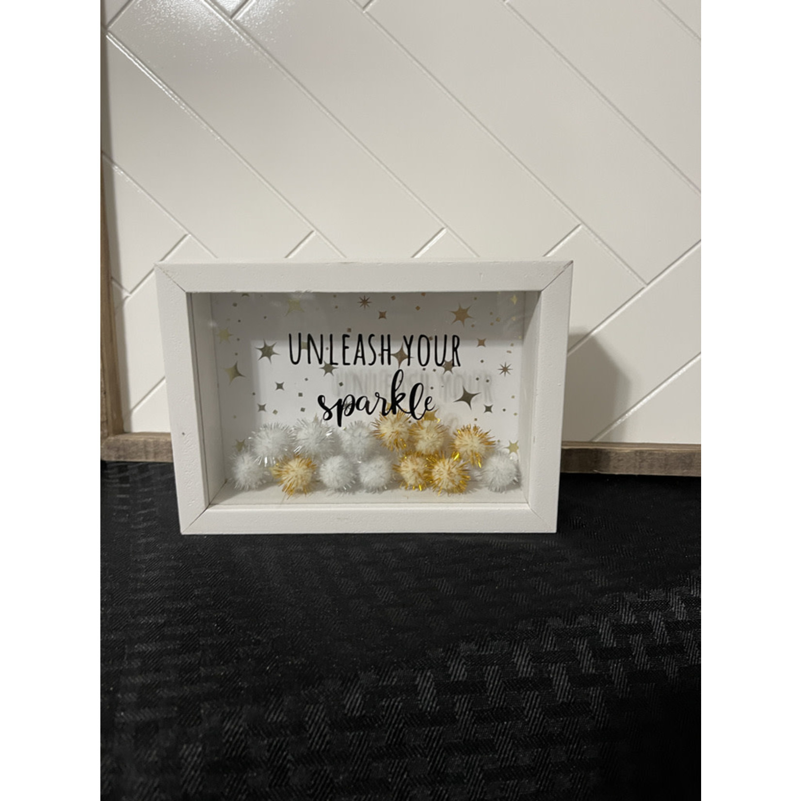 TJ MAXX Unleash Your Sparkle Photo Box Sign