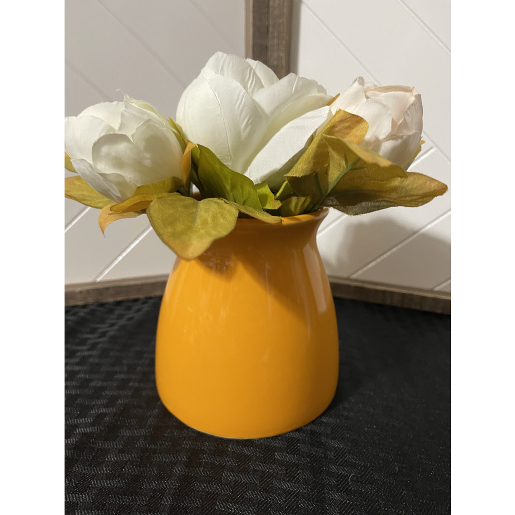 Hope Chest Orange Ceramic Vase