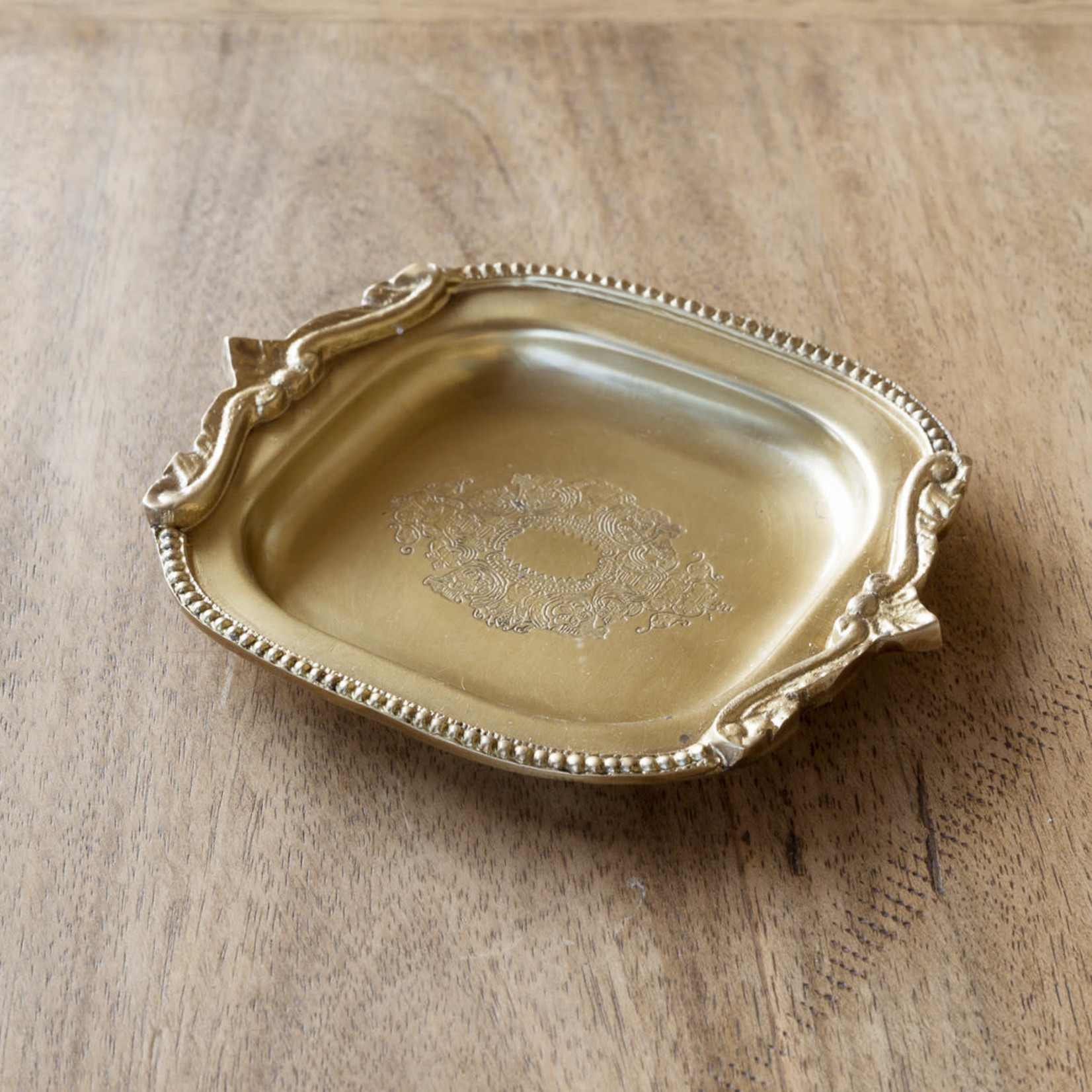 Antique Brass Coin Tray