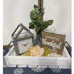 Creative Baskets by Rachel RaeDunn Silver Clock Basket