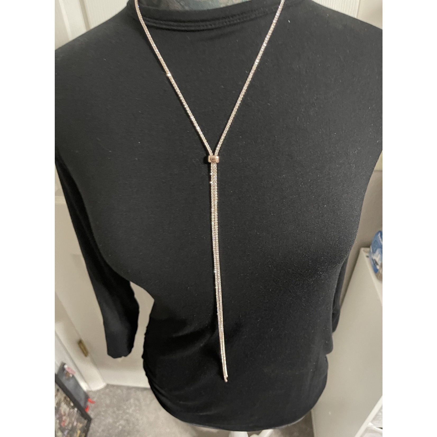 All That Glitterz Adorable Rose Gold Bling Adjustable Necklace