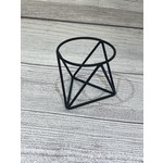 Black Wire Table Decor with Candle