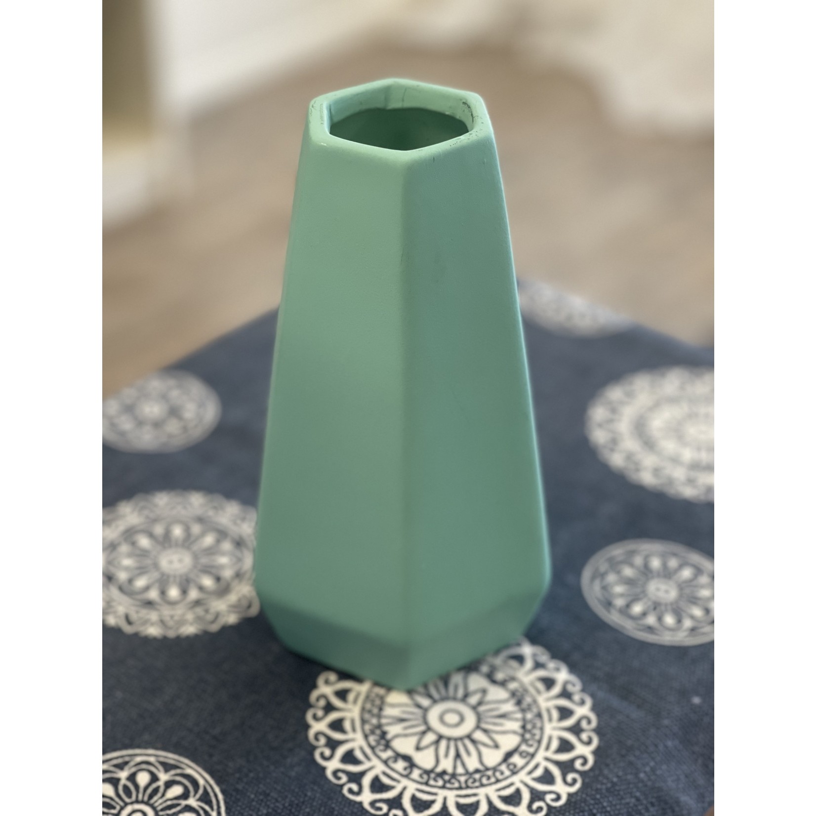 Turquoise Ceramic Vase