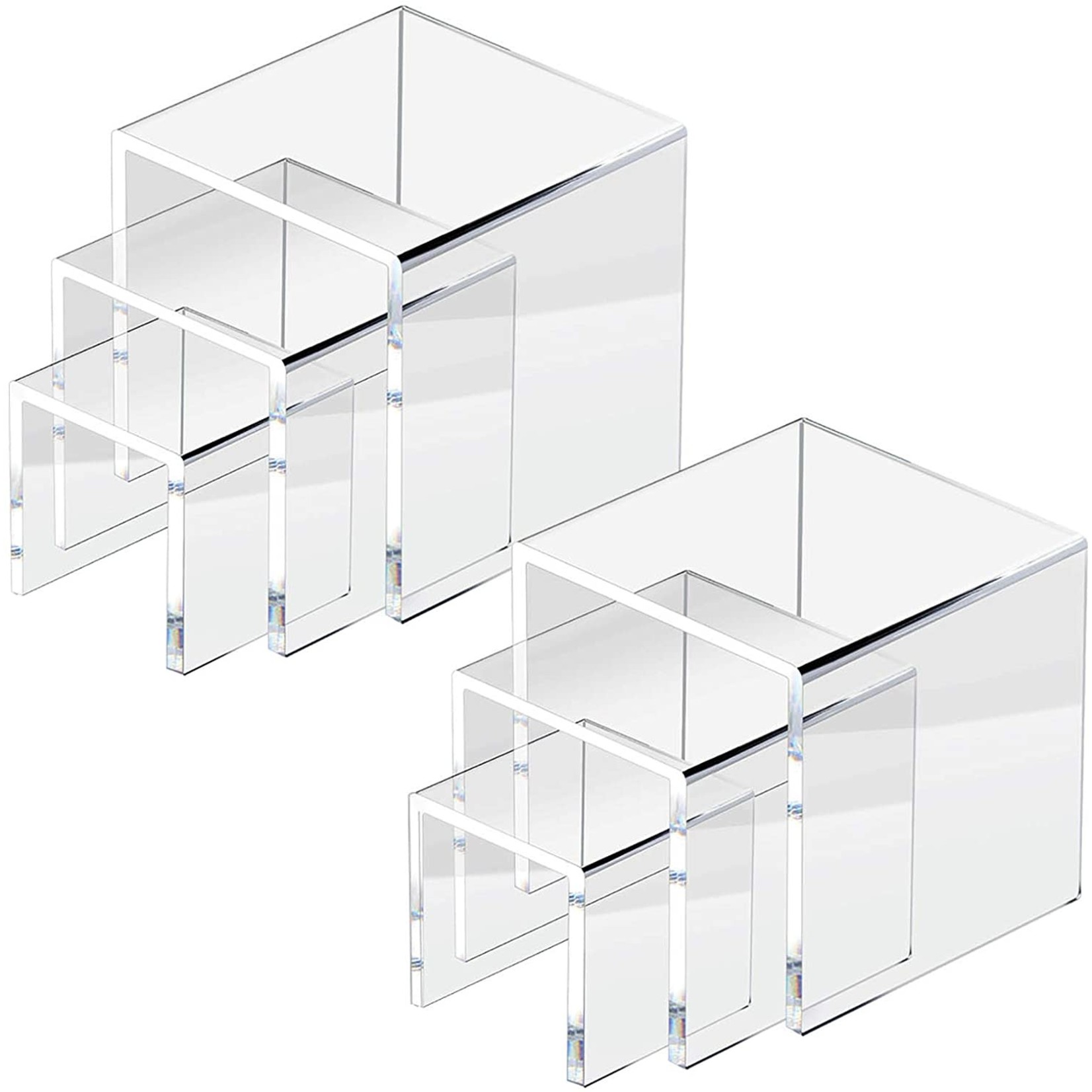 2 Set Acrylic Risers