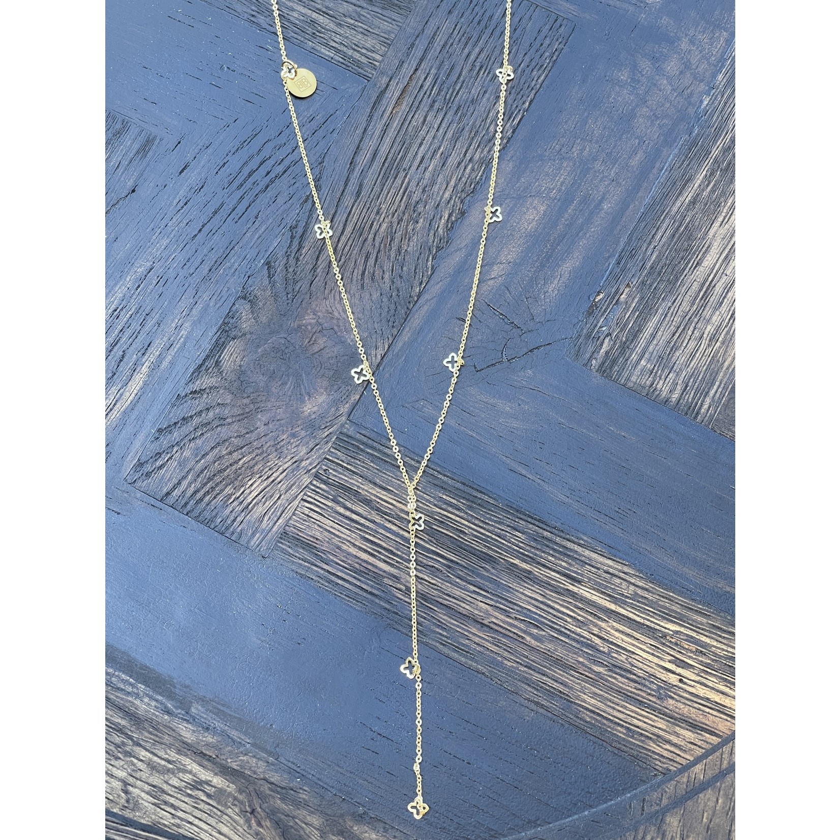 Dainty Gold Chain w/ Tiny Crosses