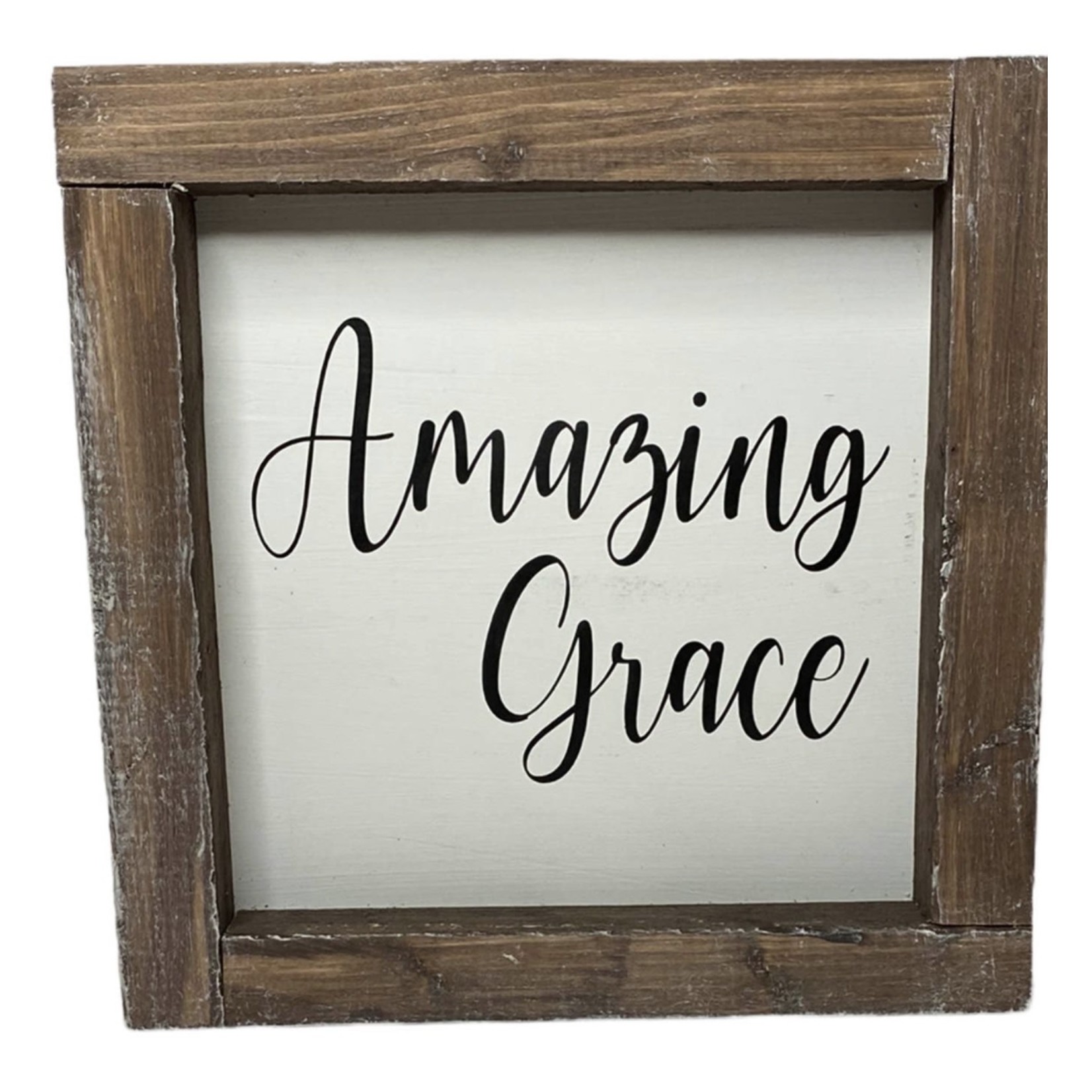 Faire/Joshua Jar Amazing Grace Faith Frame Sign
