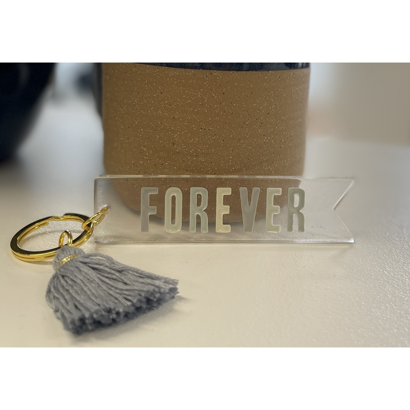 Santa Barbara Designs Acrylic Keychain - Forever