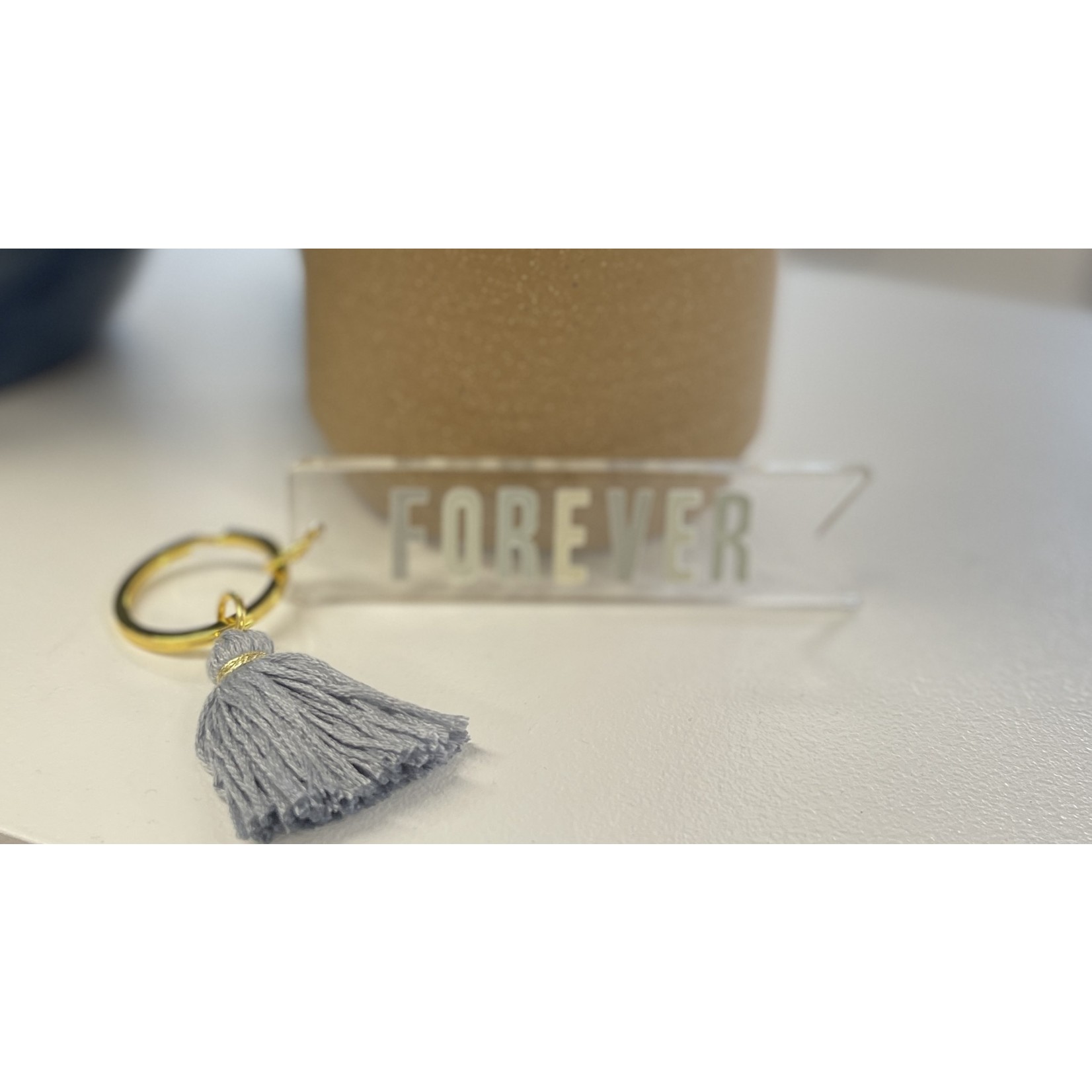 Santa Barbara Designs Acrylic Keychain - Forever