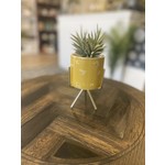 Faire / Lisa Angel Yellow Bee Planter With Stand