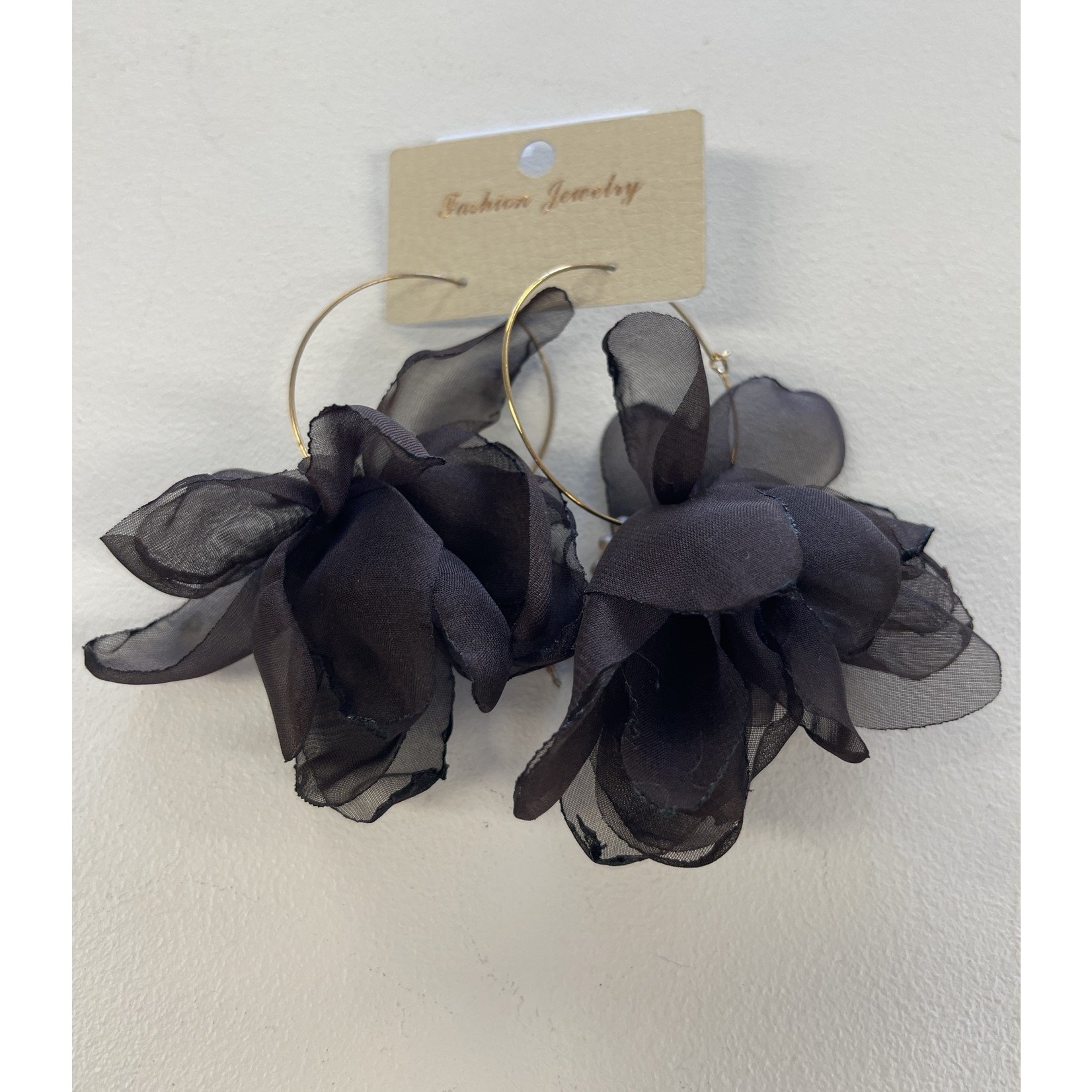 WhateverShine Light Silk Flower Earrings