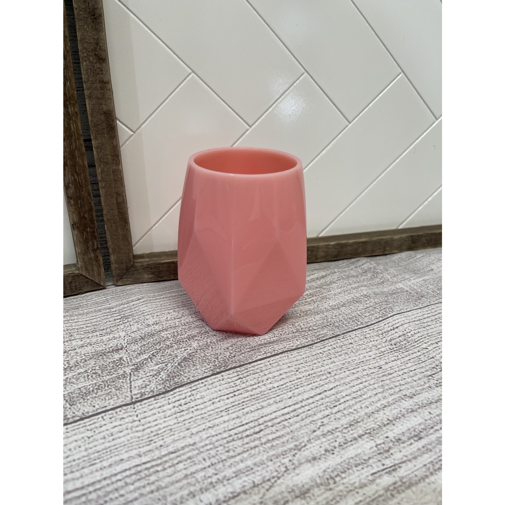 Home Pink Silicone Wine Cup