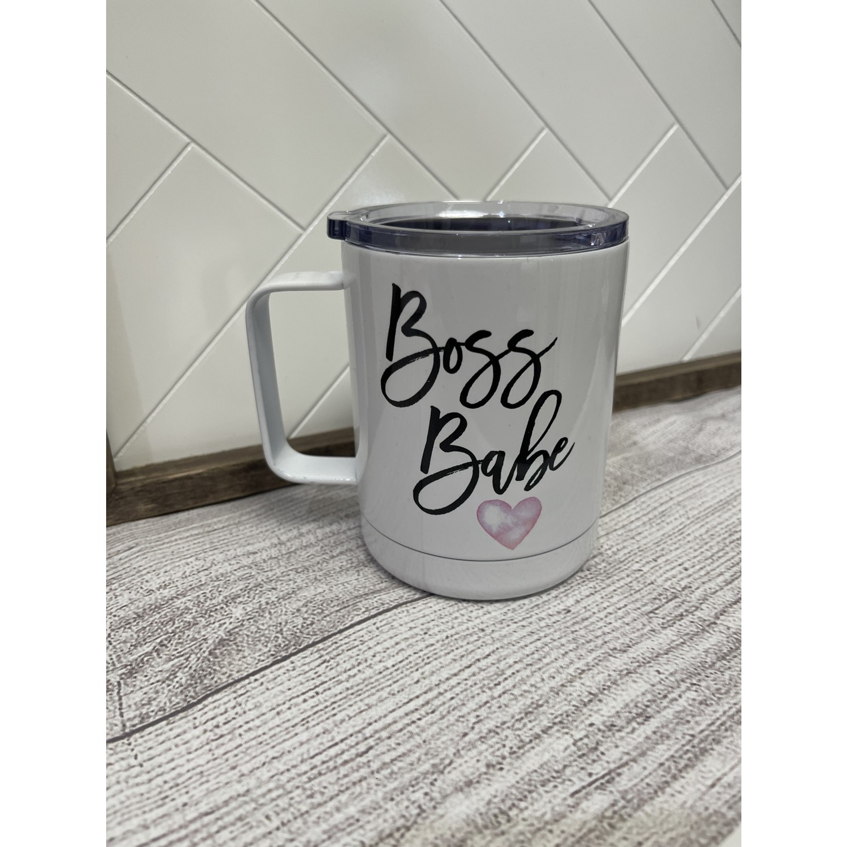 Lola Boutique Boss Babe Coffee Mug & Lid