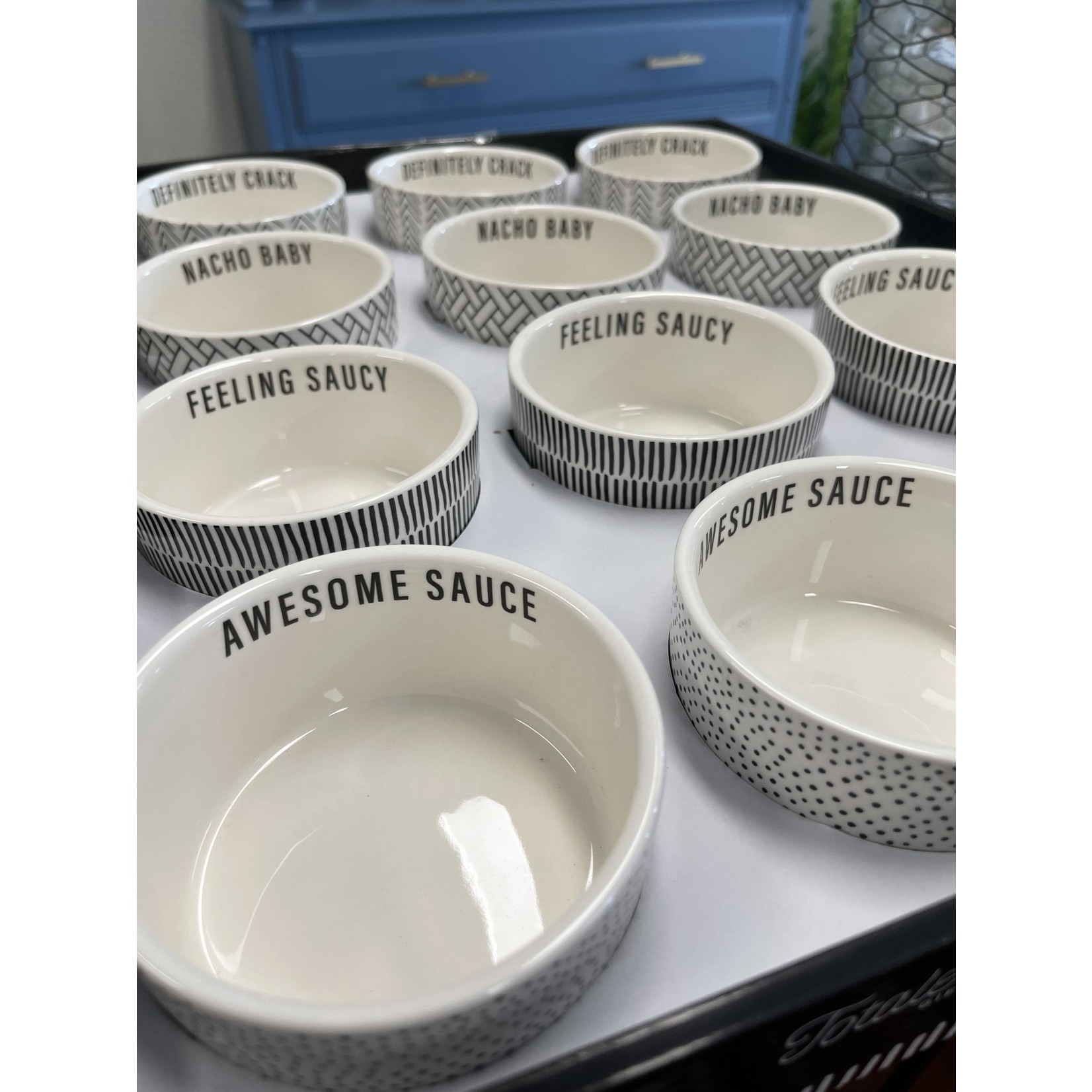 Totalee Ceramic Ramekins Bowl Sayings