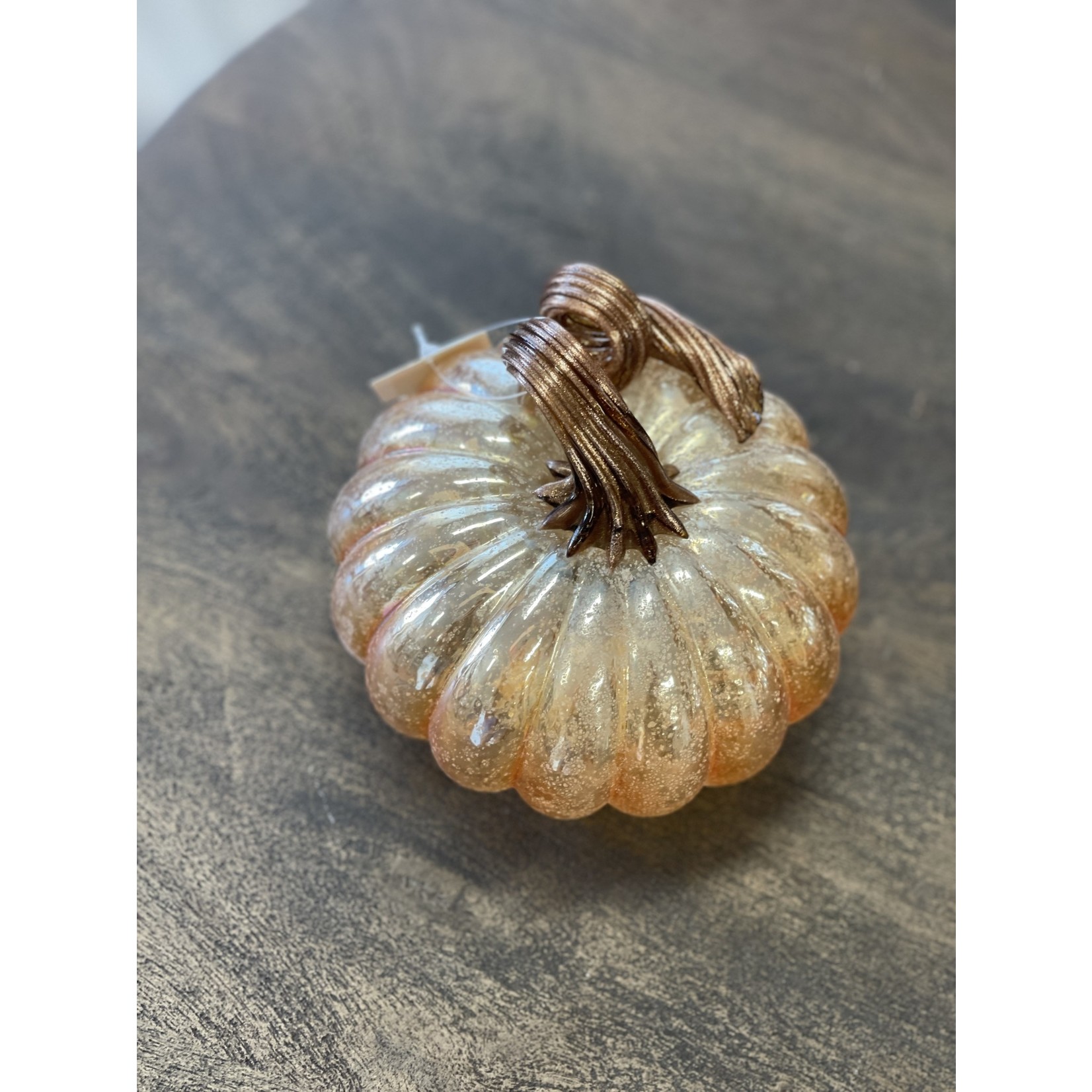 Taiwan Imports Glass Bronze Pumpkin