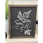 Faire Dakota + Pine Design Co. Hello Fall Laser 3D Wood Sign