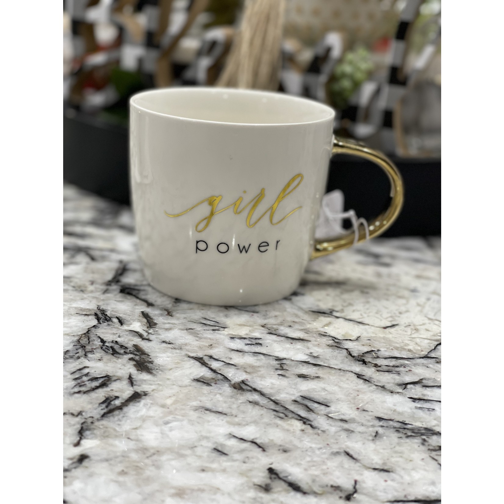 Santa Barbara Designs Girl Power Mugs w/ Gold