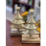 Santa Barbara Designs Christmas Tree w/ Base Gold