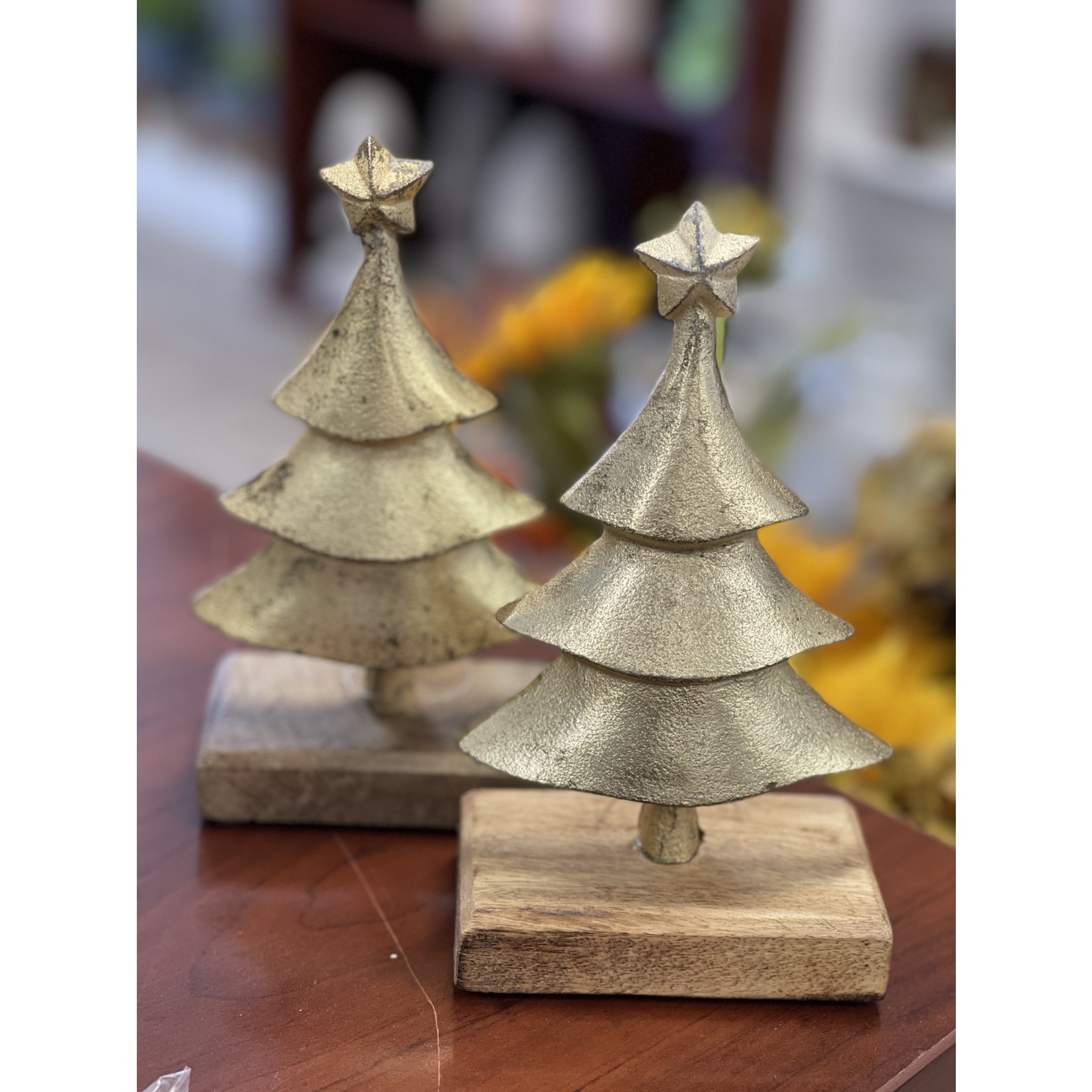 Santa Barbara Designs Christmas Tree w/ Base Gold