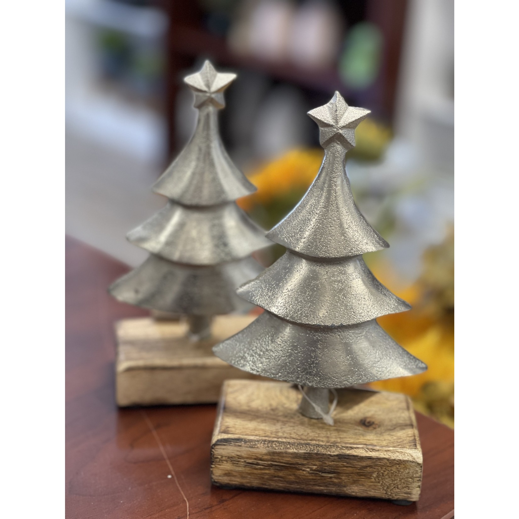 Santa Barbara Designs Christmas Tree w/ Base Silver