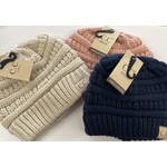 Hana / Faire C.C.  Kids Solid Beanie