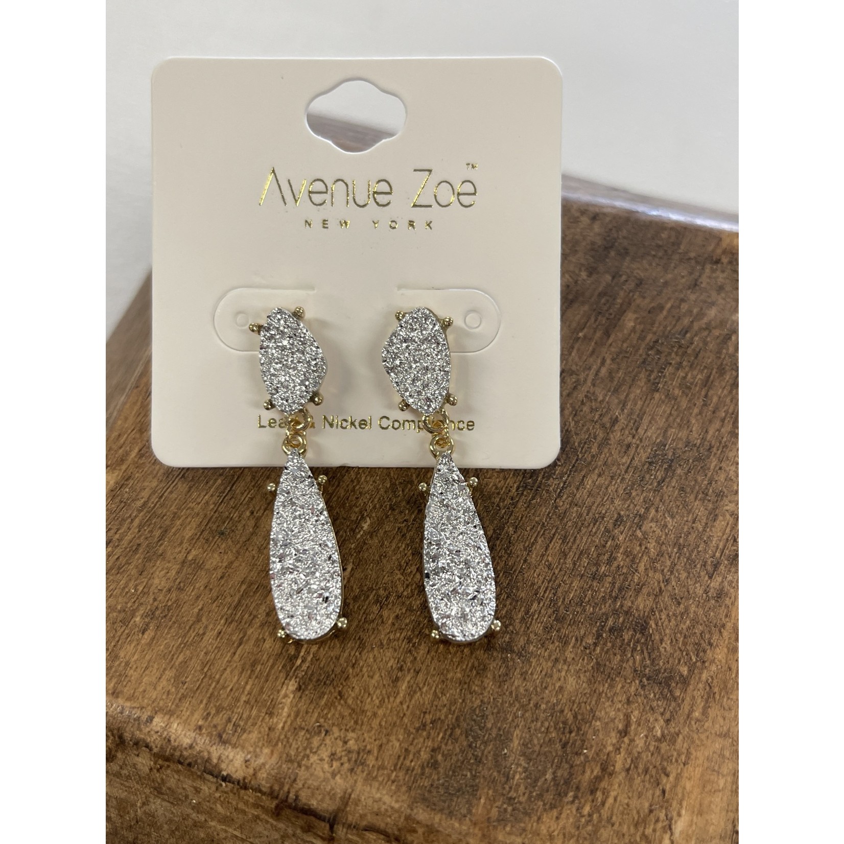 Faire / Avenue Zoe Druzy Stone Earrings